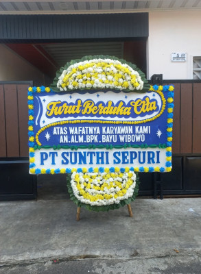Papan Bunga Duka di Bumiayu